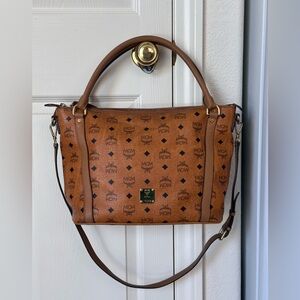 MCM Cognac two way bag